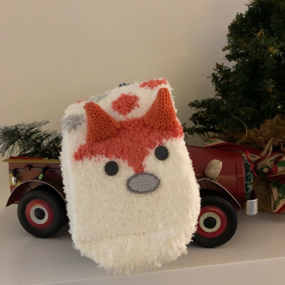 Fox Ornament Sock Box